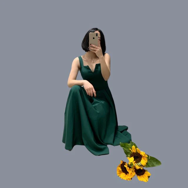 Concepción® | Yellow Sleeveless Cocktail Dress - Image 17