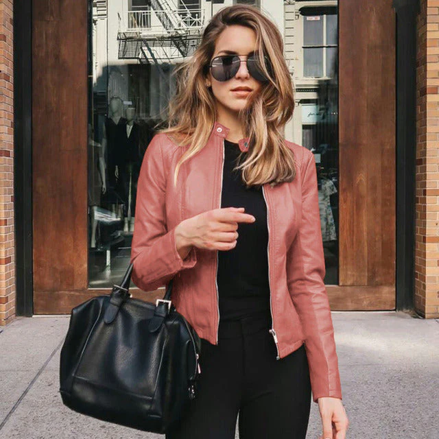 Concha | Leather jacket biker jacket - Image 5