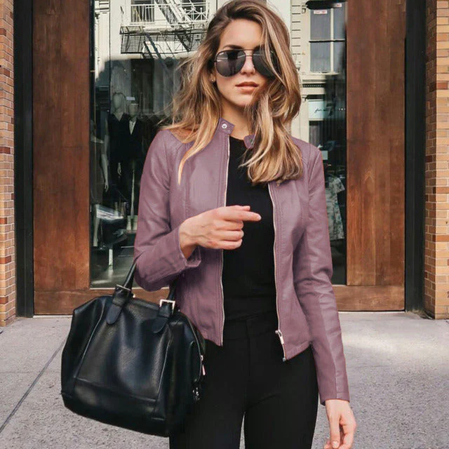 Concha | Leather jacket biker jacket - Image 6