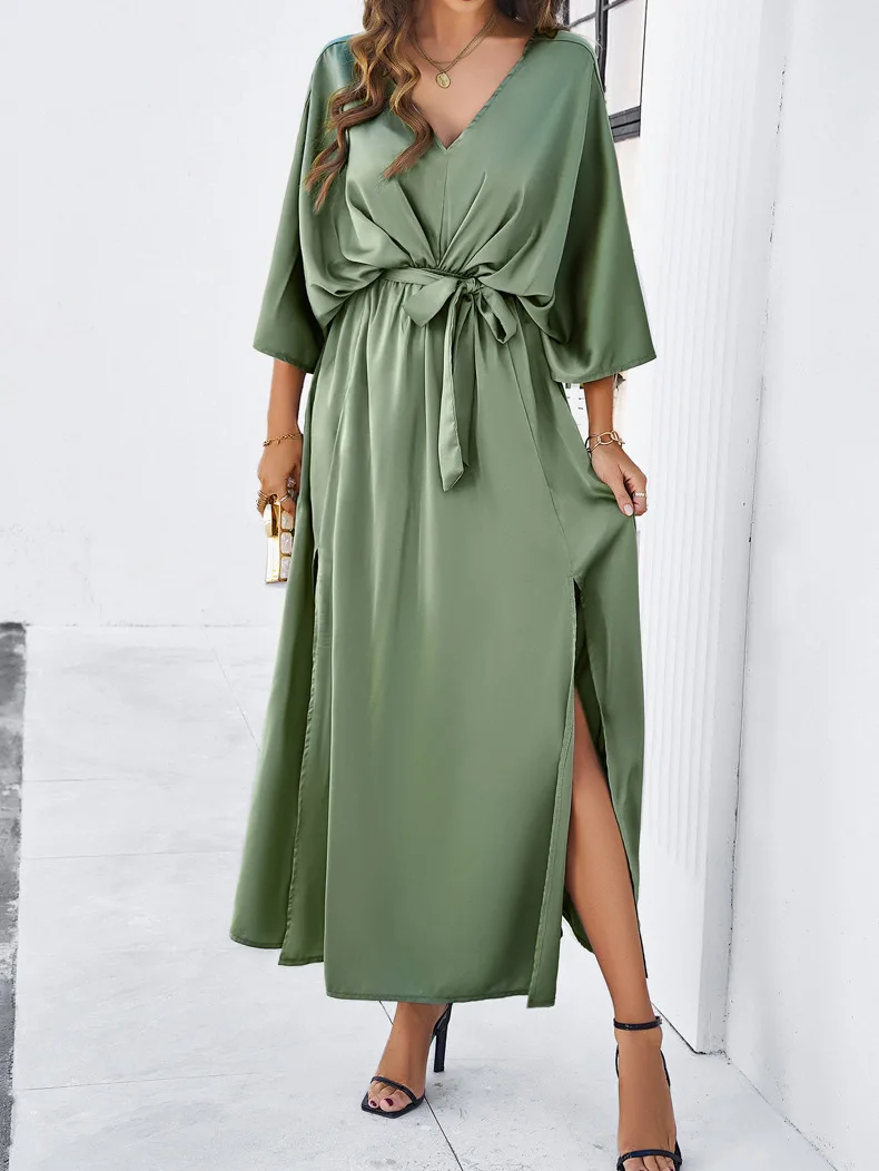 Concordia® | V-Neck Dress In A Loose Fit