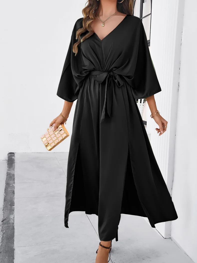 Concordia® | V-Neck Dress In A Loose Fit - Image 9