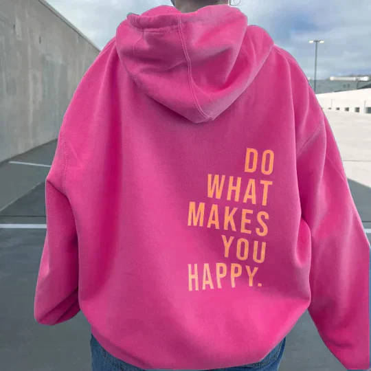 Constanza® | Stylish hoodie with text - Image 2