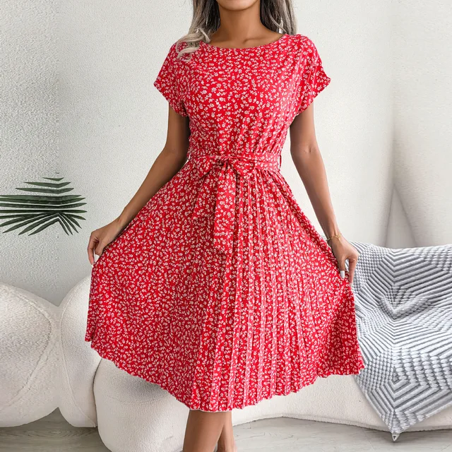 Constanza® | Summery Chiffon Dress With A Floral Pattern - Image 9