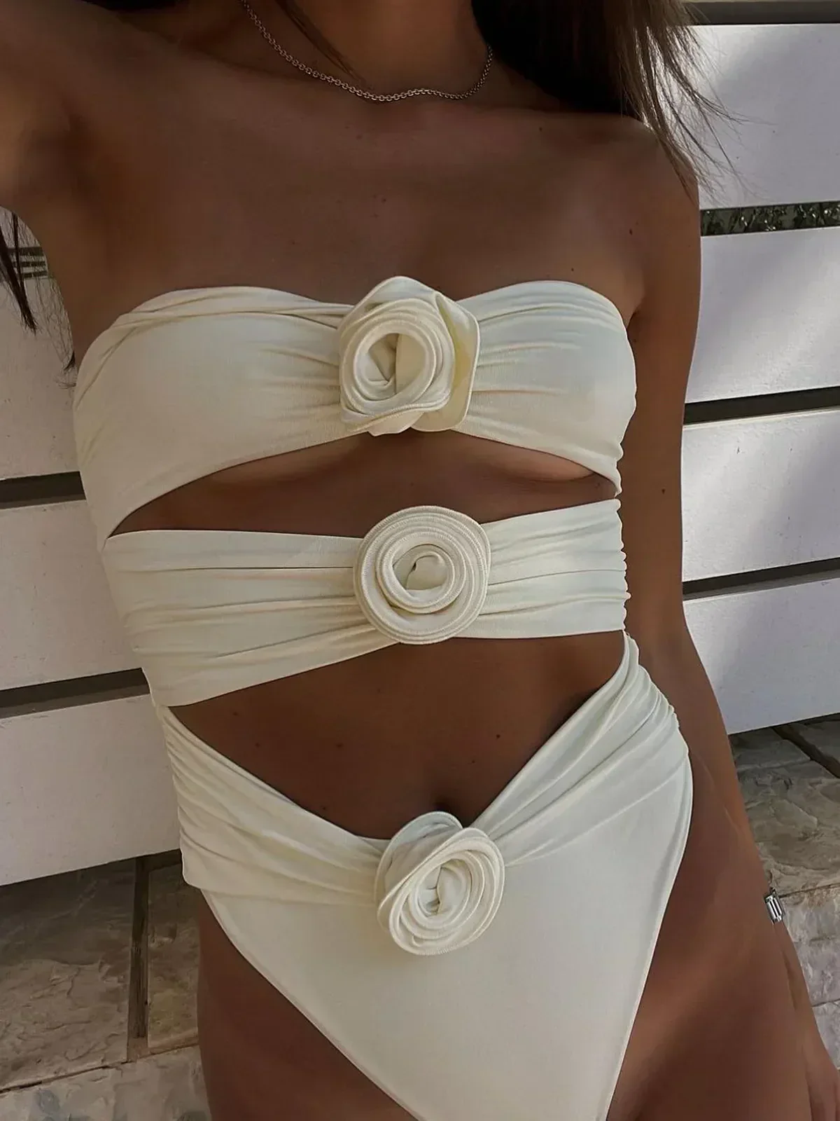 Consuelo® | 3D Pink Design Swimsuit - Image 4
