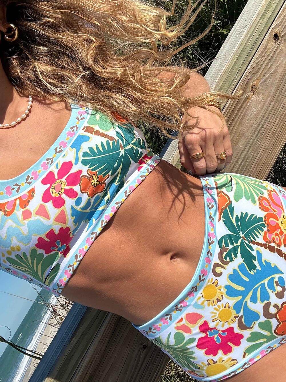 Coralia® | Supportive Floral Stretch Bikini - Image 2