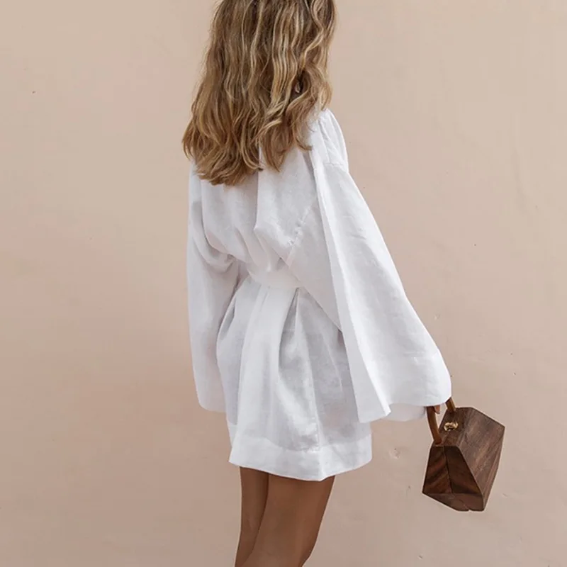 Cornelia® | Kimono Style V-Neck Summer Dress - Image 4