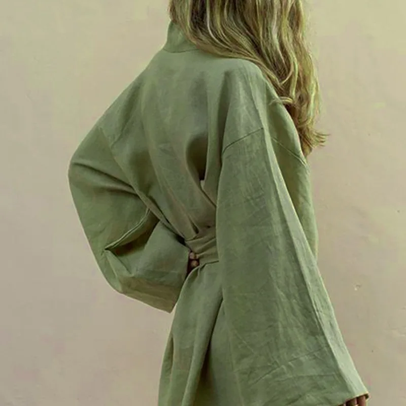 Cornelia® | Kimono Style V-Neck Summer Dress - Image 5