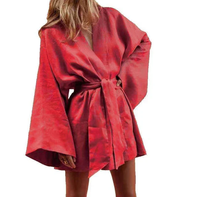 Cornelia® | Kimono Style V-Neck Summer Dress - Image 7