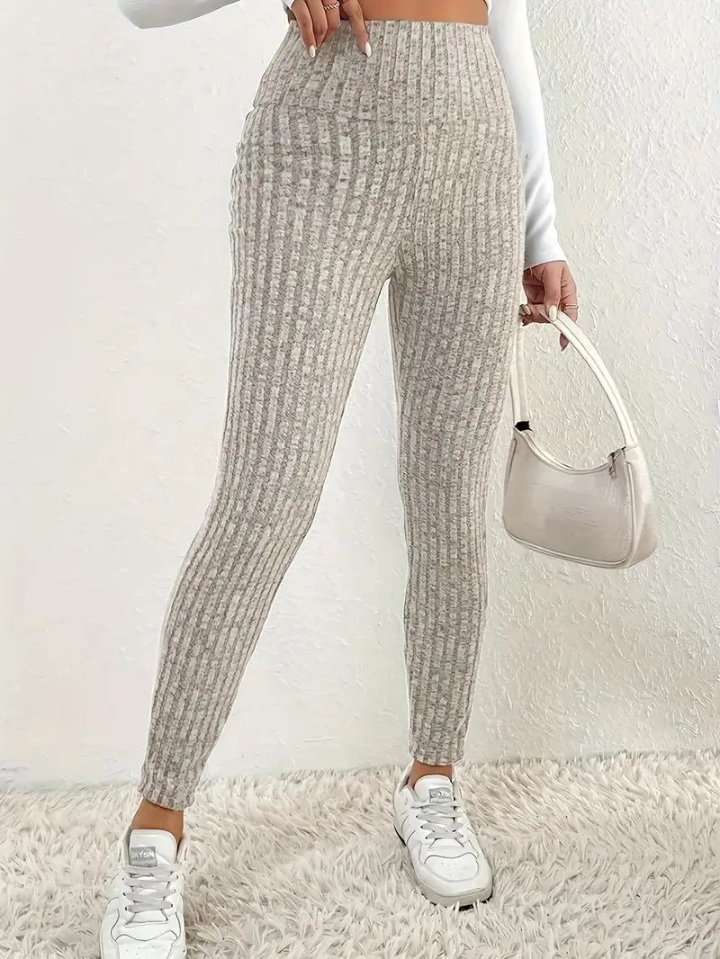 Costanza® | Fleece-Lined Knit Leggings - Image 9