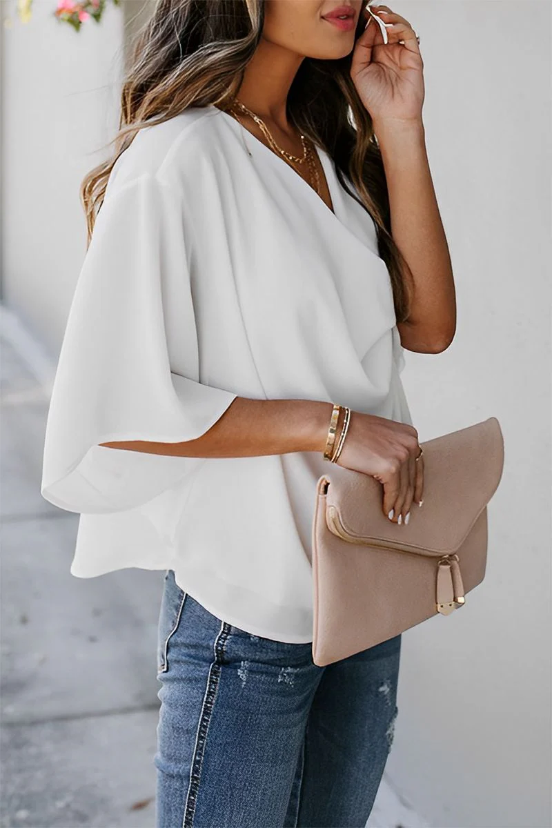 Cristina® | Elegant Chiffon Summer Blouse - Image 7