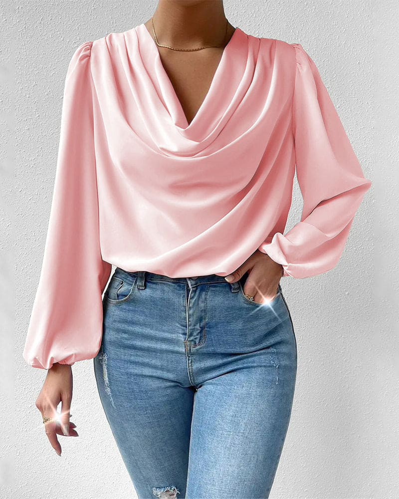 Cristina® | Loose-Fitting Long-Sleeved Blouse - Image 2