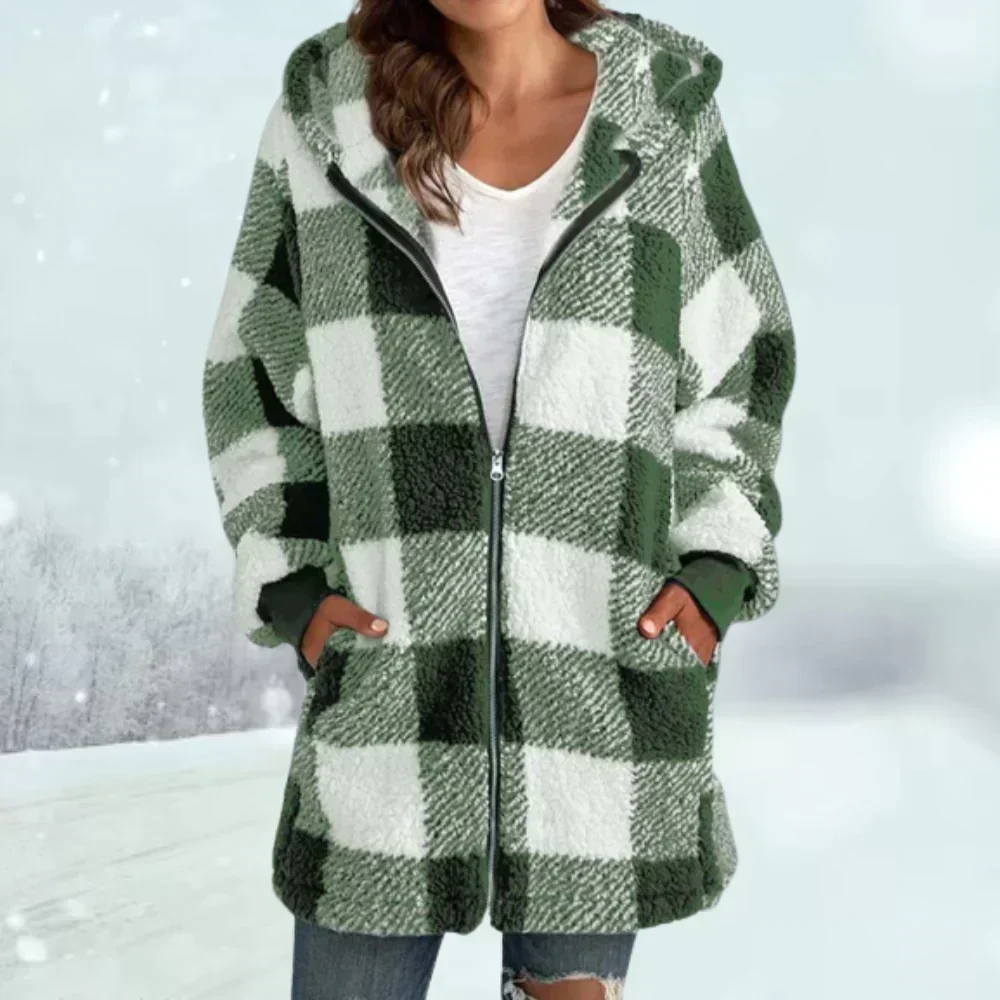 Dagmar® | Checked winter jacket