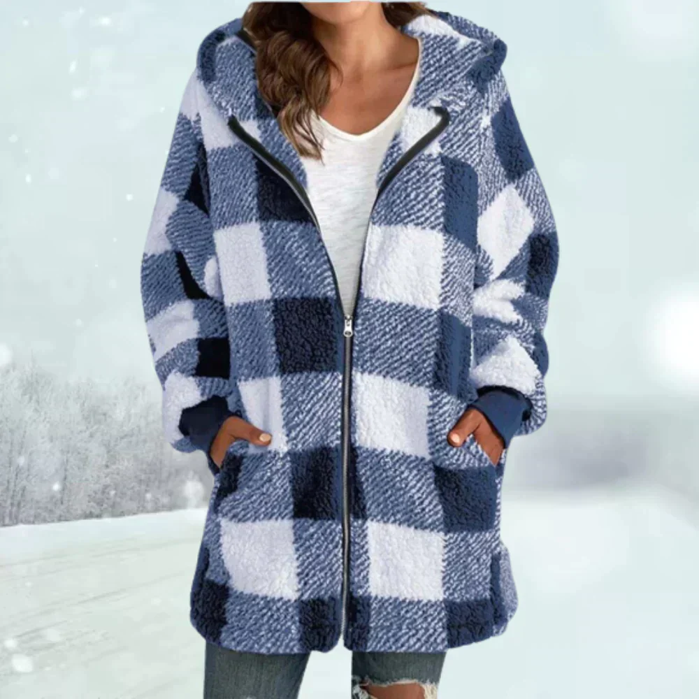 Dagmar® | Checked winter jacket - Image 4