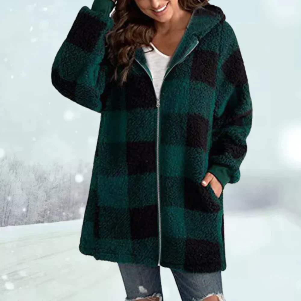 Dagmar® | Checked winter jacket - Image 7
