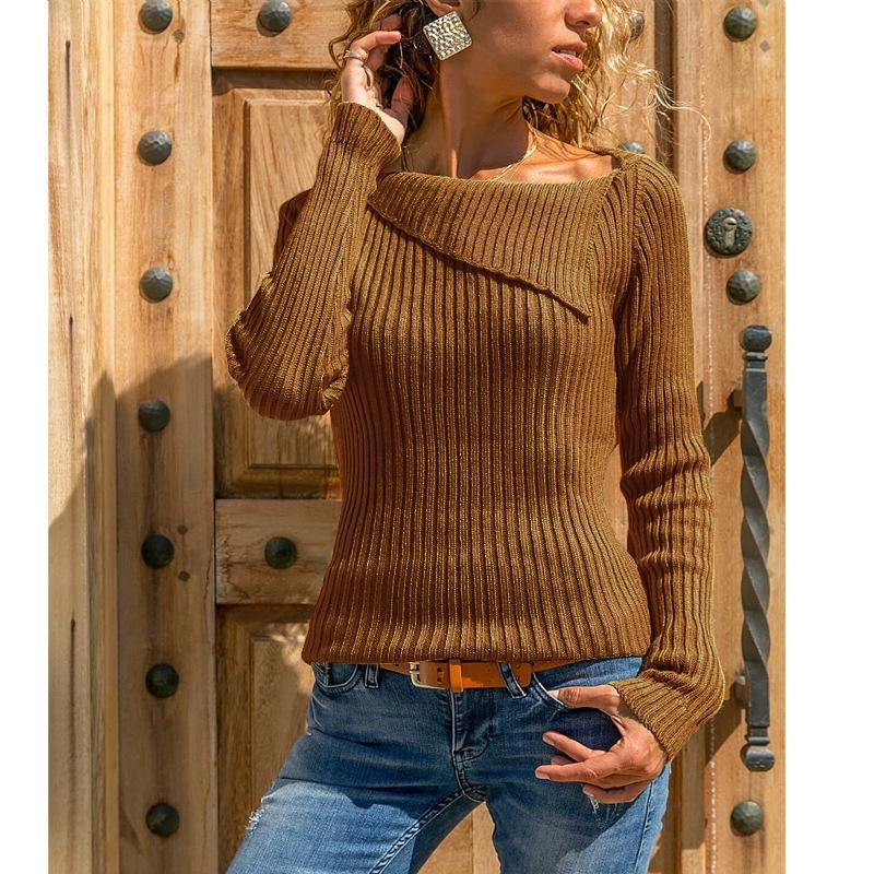 Dagmar | Fashionable and minimalist sweater lilac - Image 8