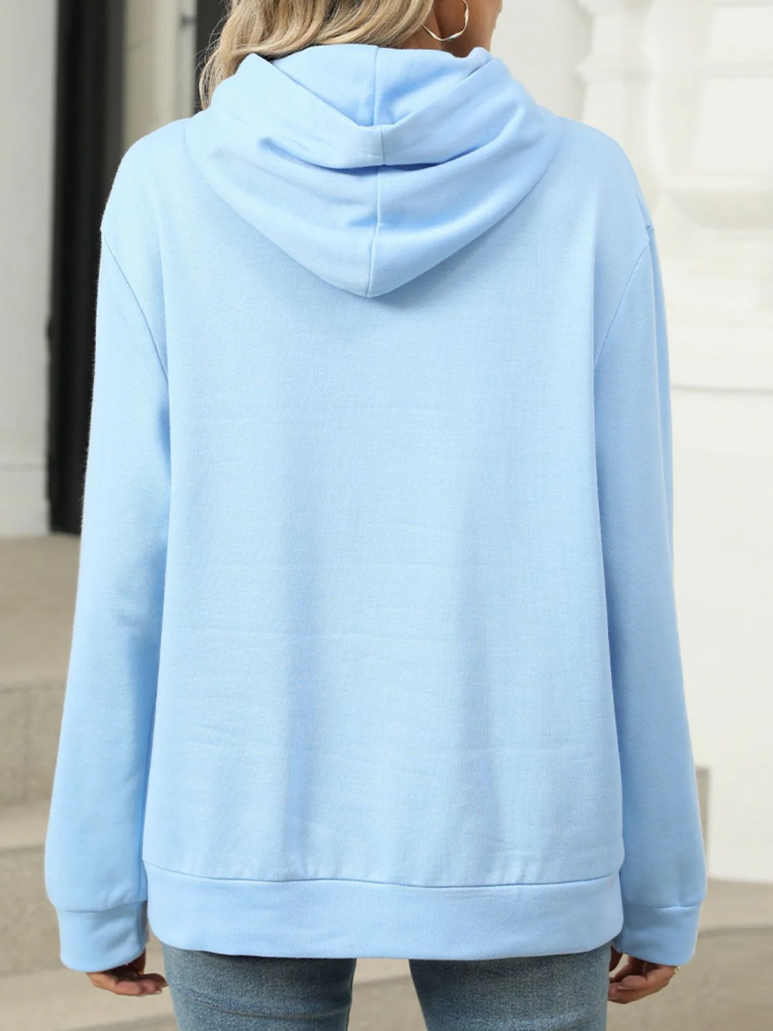 Dagmar | Hoodie with pockets and long sleeves - Image 6
