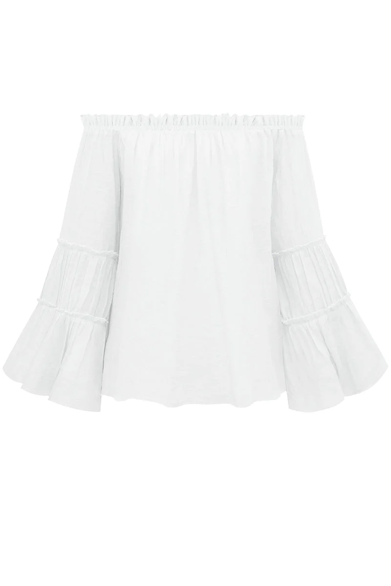 Dalia | Street Solid Off Shoulder Tops - Image 15