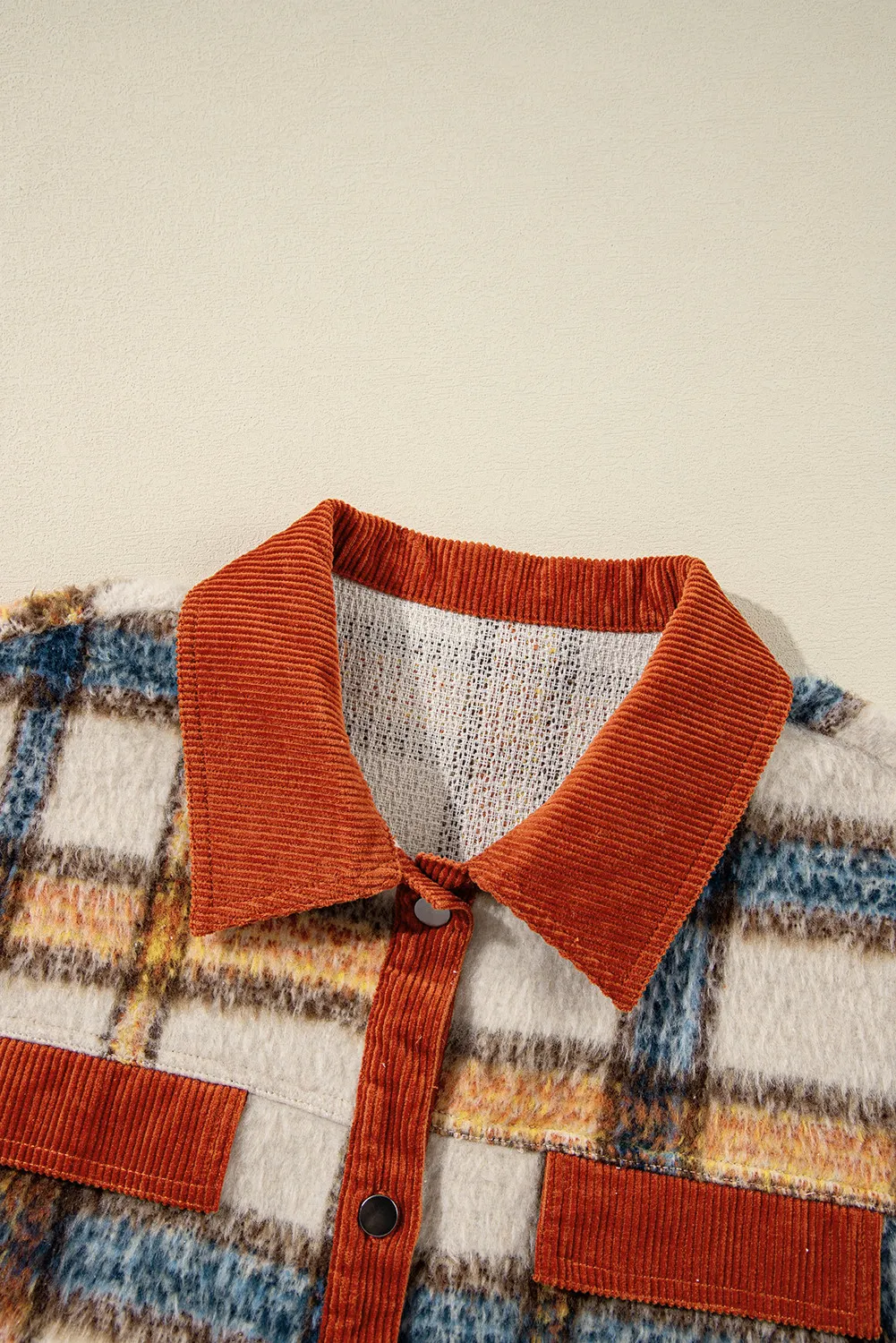 Damaris | Oversized checked button-down jacket - Image 5