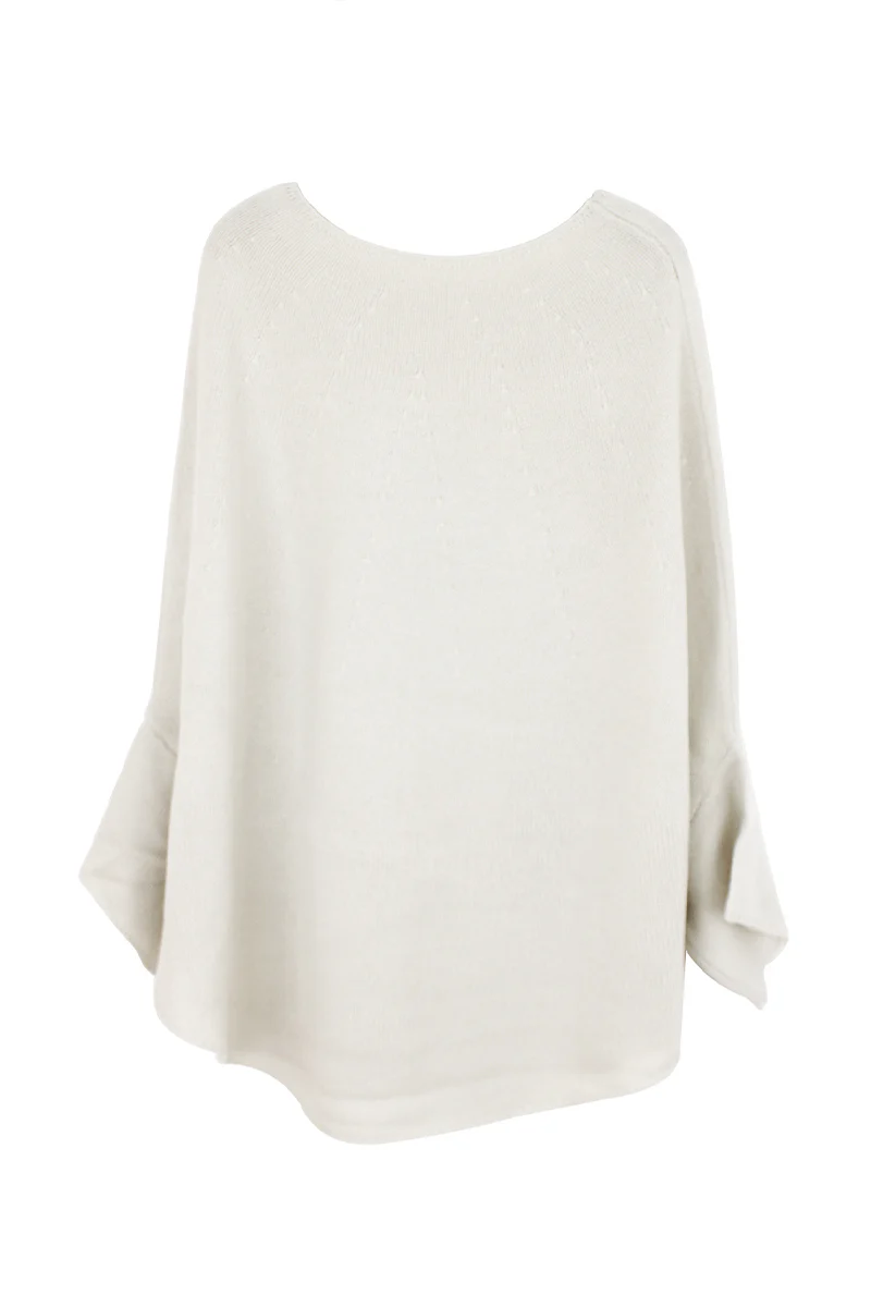 Dana | Casual solid color O-neck sweaters for everyday wear - Image 2