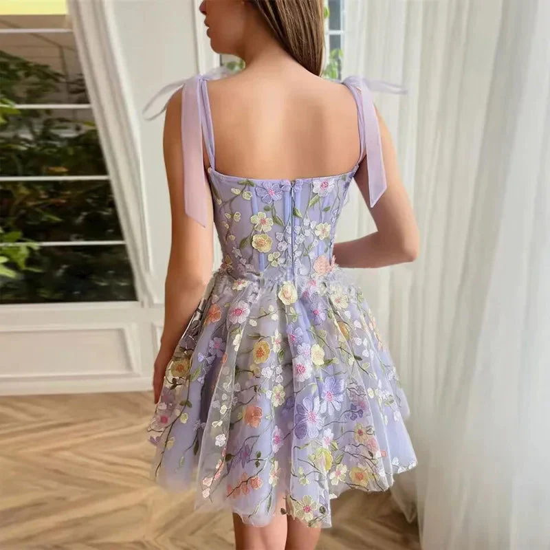 Daniela® | Cocktail Dress With Floral Appliqu��s - Image 4