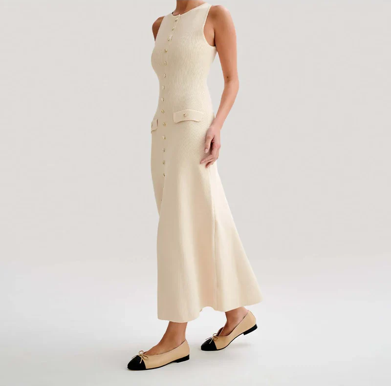 Danila® | Elegant Sleeveless Strickdress - Image 4