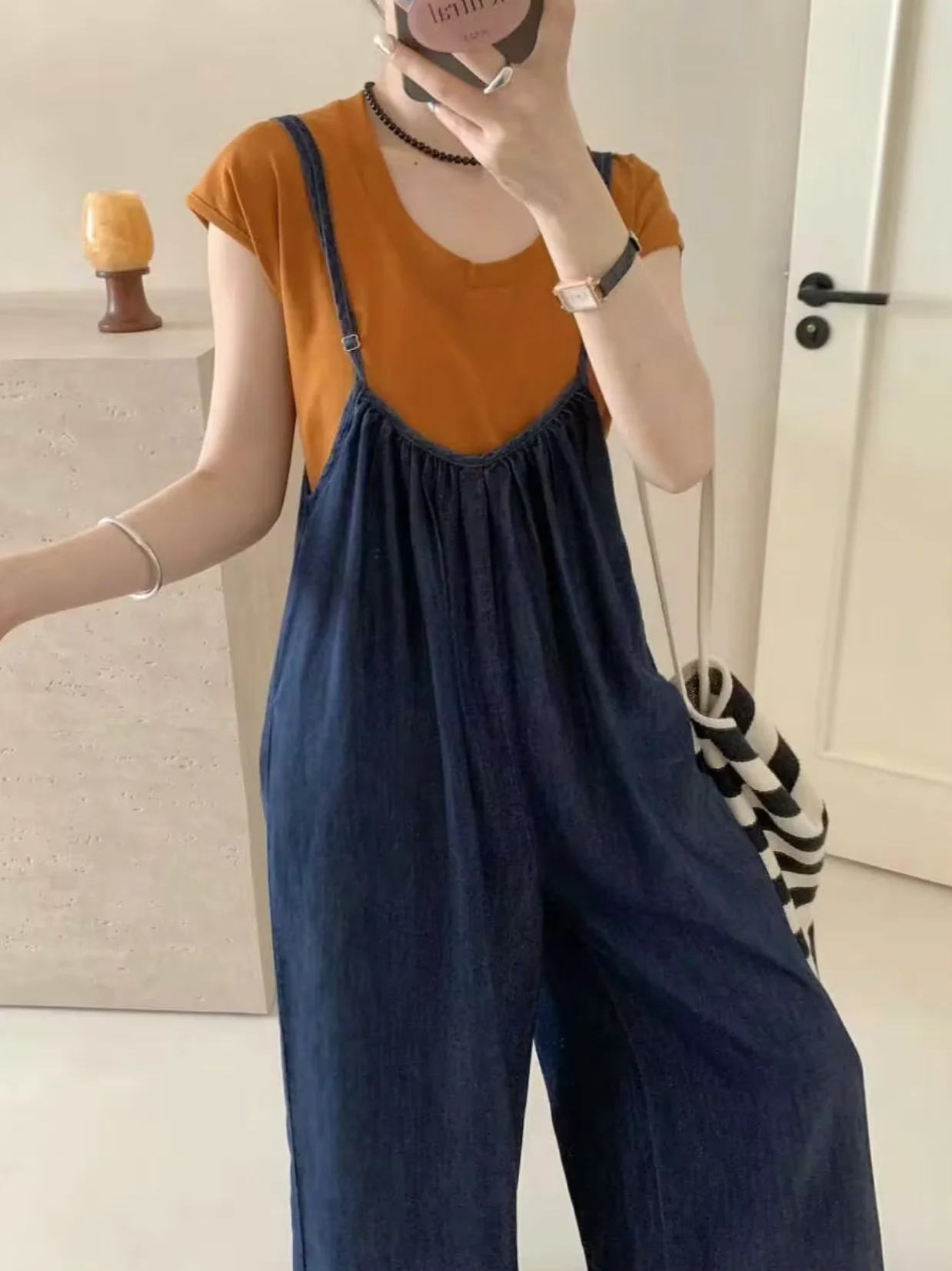 Daphne® | Baggy Denim Jumpsuit - Image 2