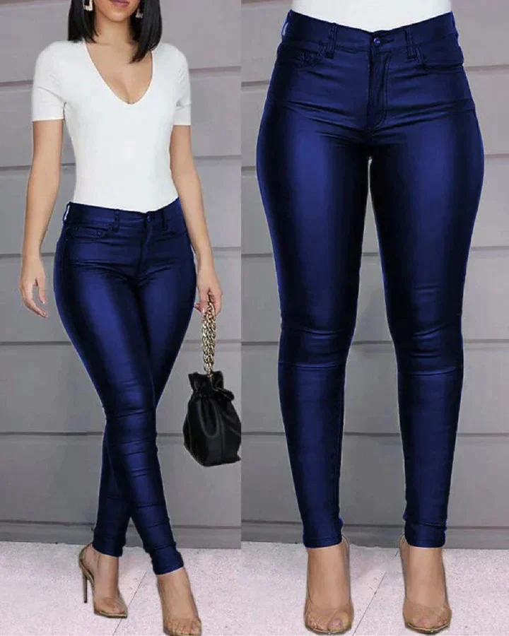 Daphne® | Stretch Trousers Made Of Faux Leather - Image 3