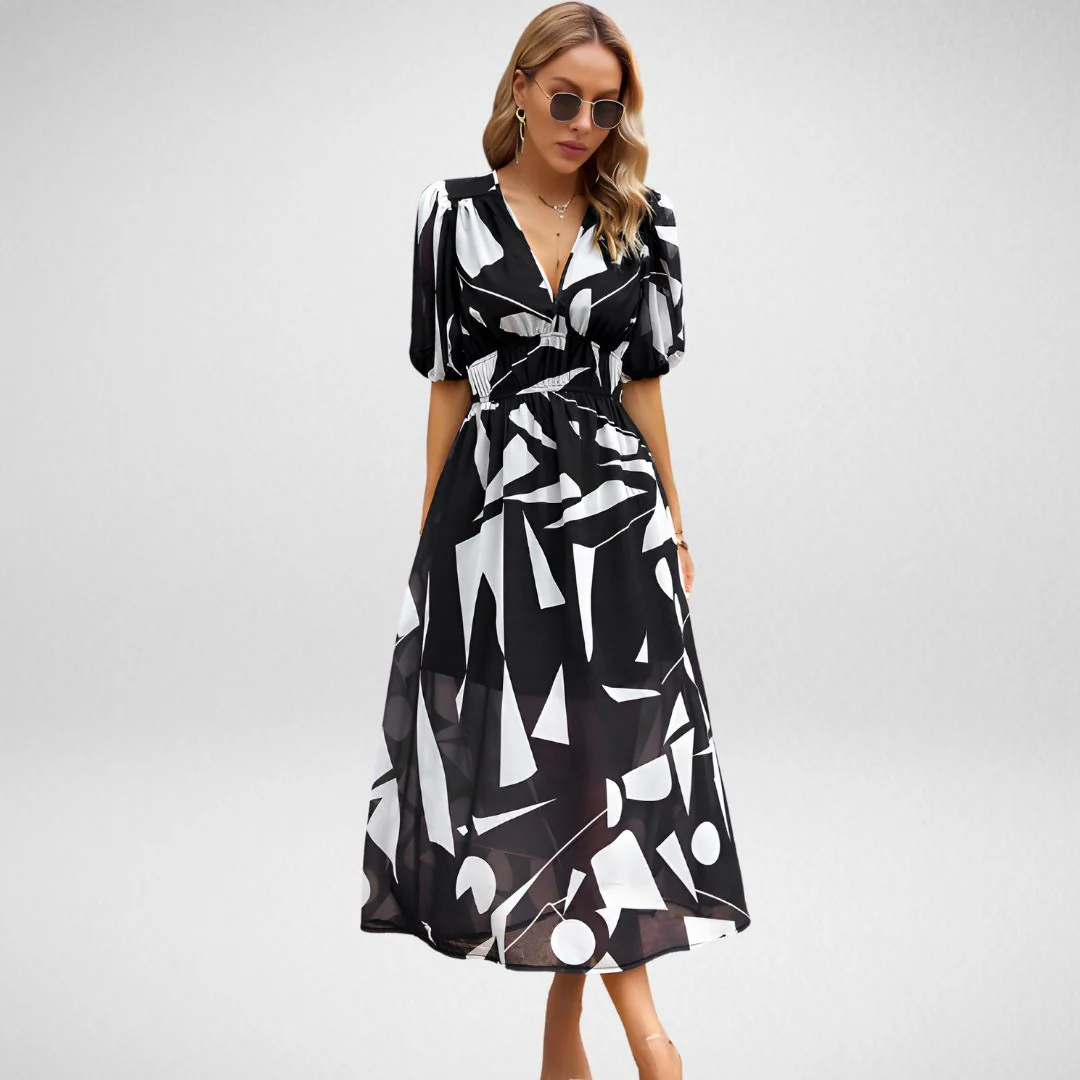 Daria® | Elegant Dress With V-Neckline