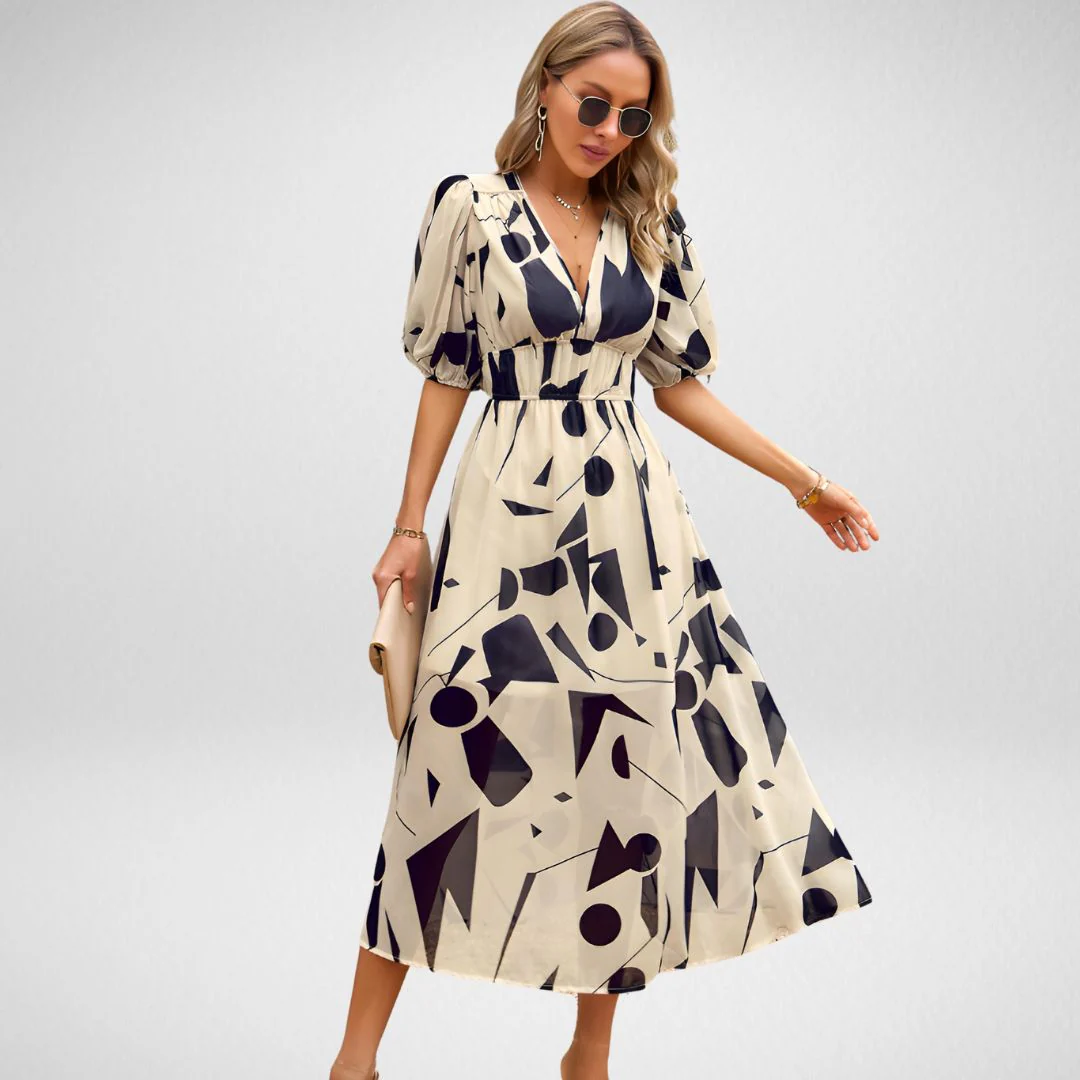 Dayana® | Elegant Dress With V-Neckline - Image 2