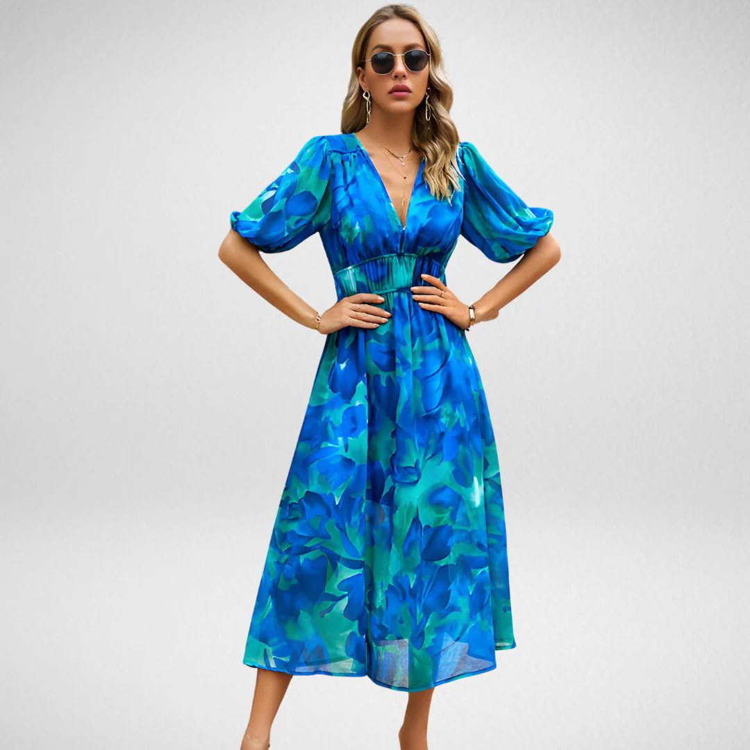 Dayana® | Elegant Dress With V-Neckline - Image 3