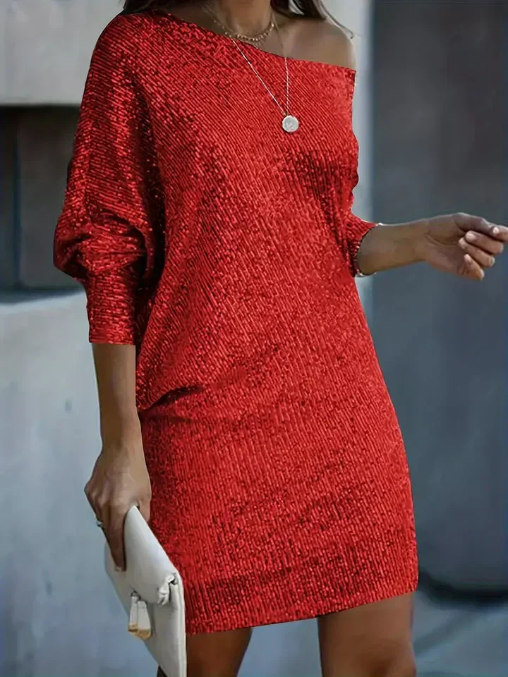 Dayana® | Party Contrast Sequin Dress - Image 3