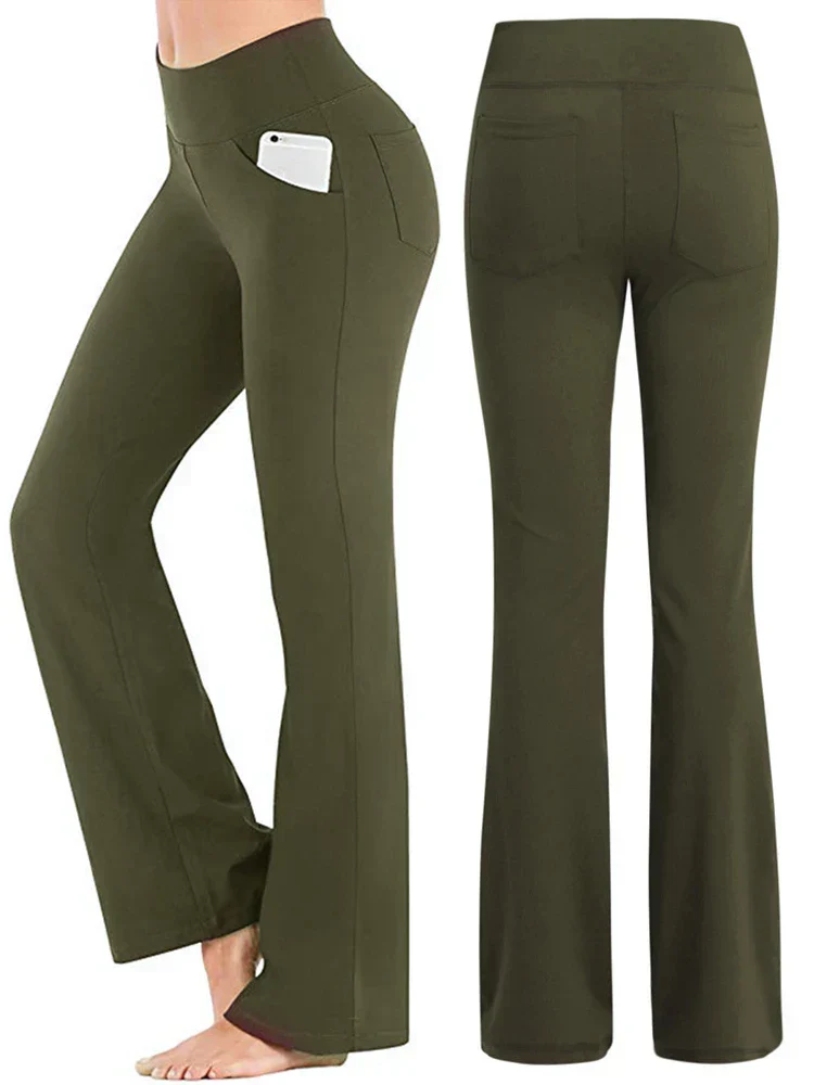 Dayana® | Stretchy Flared Pants High Waist