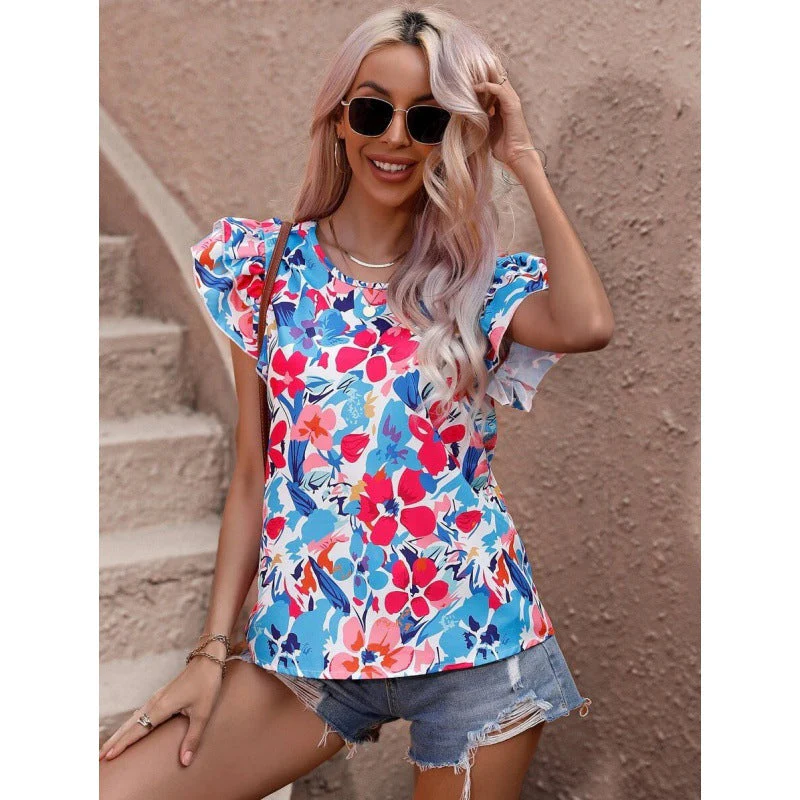 Debora® | Women'S Floral Puff Sleeve Top - Image 9