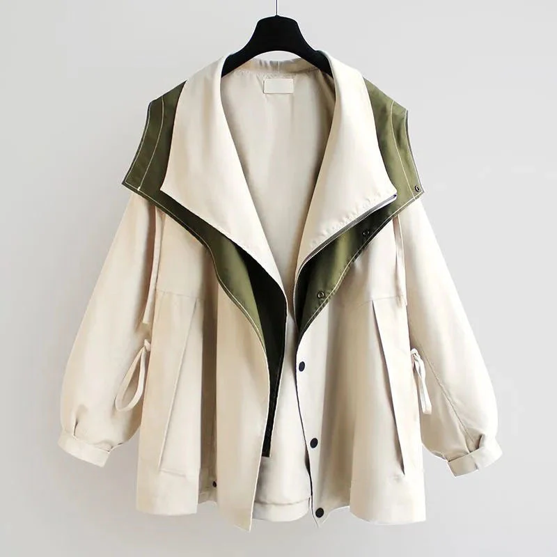 Deborah | Two-layer jacket with zip and buttons - Image 10