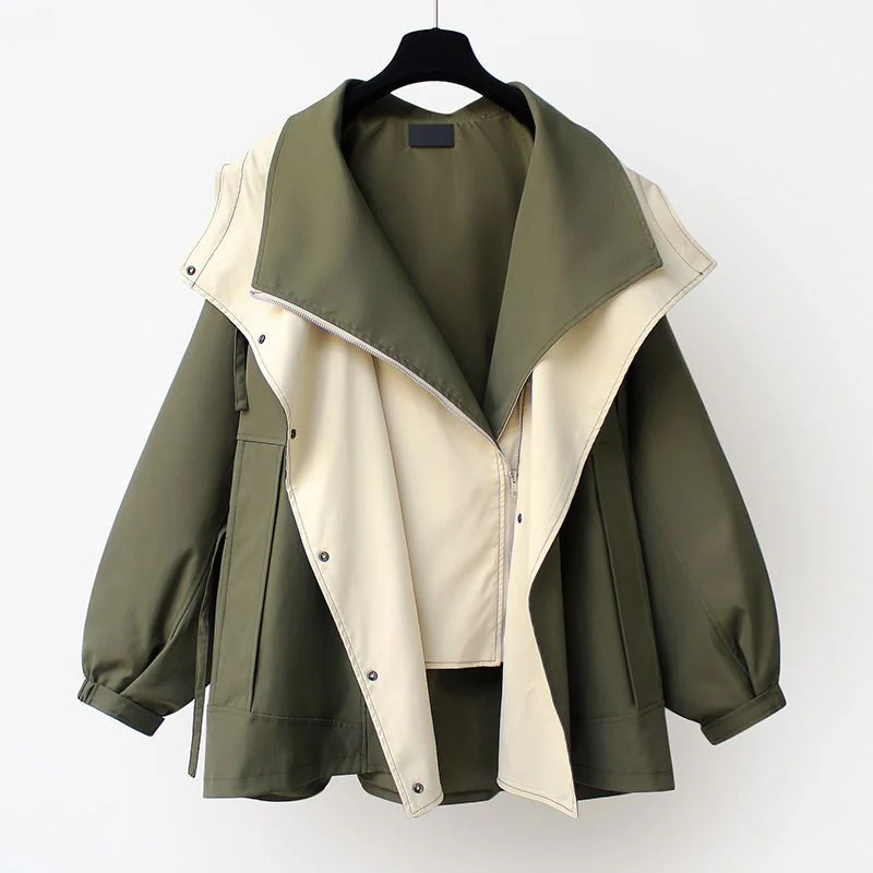 Deborah | Two-layer jacket with zip and buttons - Image 12