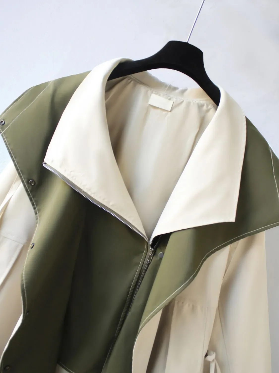 Deborah | Two-layer jacket with zip and buttons - Image 6