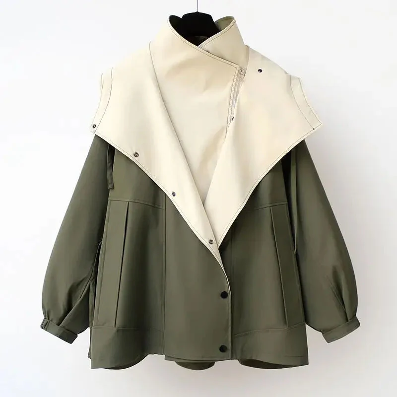 Deborah | Two-layer jacket with zip and buttons - Image 9