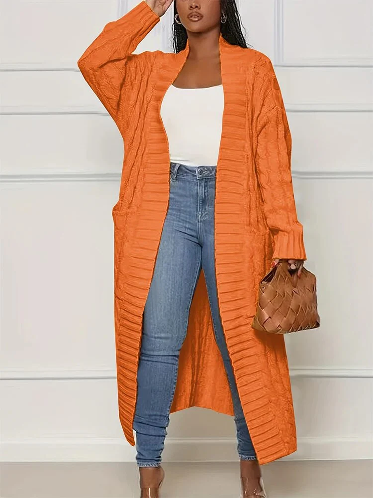 Deborah | Chunky knit jacket with pockets - Image 4