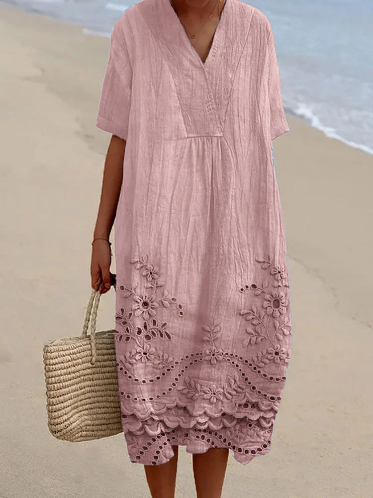 Delaney® | Women'S Floral Print Midi Summer Dress - Image 3