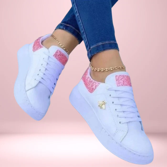 Delfina® | women's glitter sneakers - Image 2