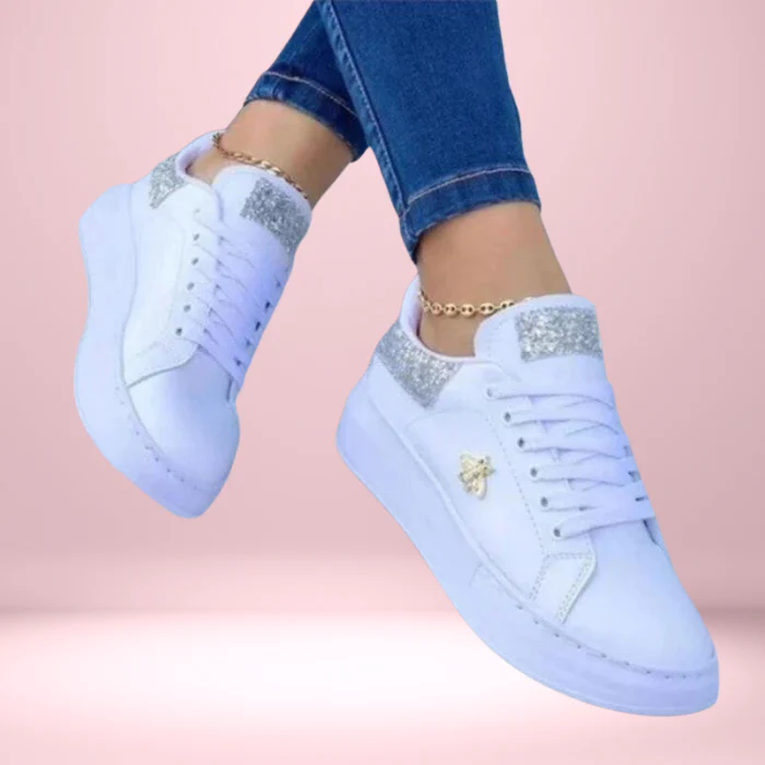 Delfina® | women's glitter sneakers - Image 4