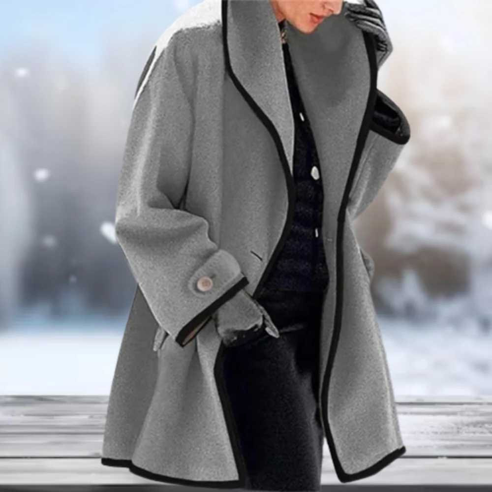 Delia® | Coat de laine retro for women - Image 3