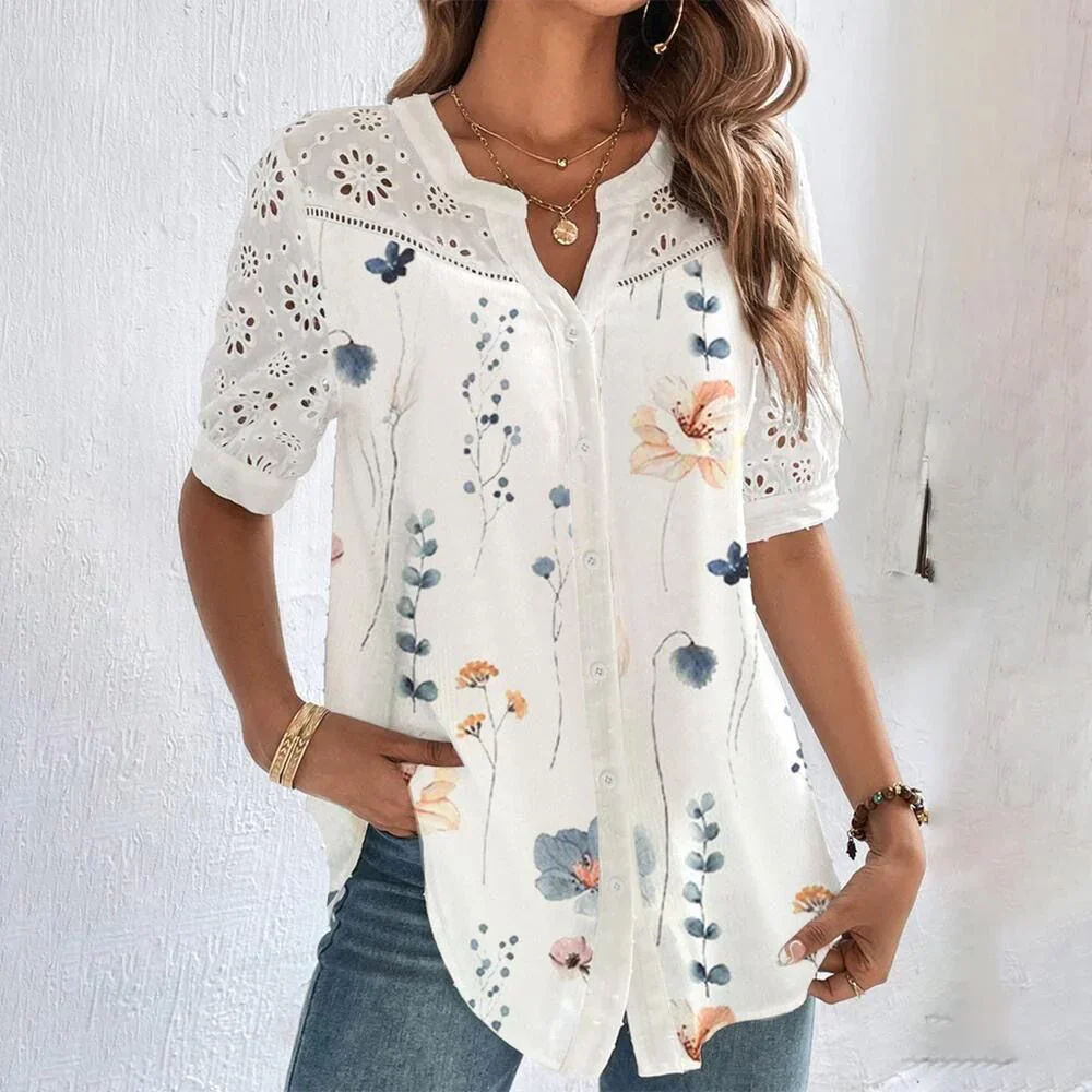 Delia® | Elegant Casual Blouse For Summer - Image 4