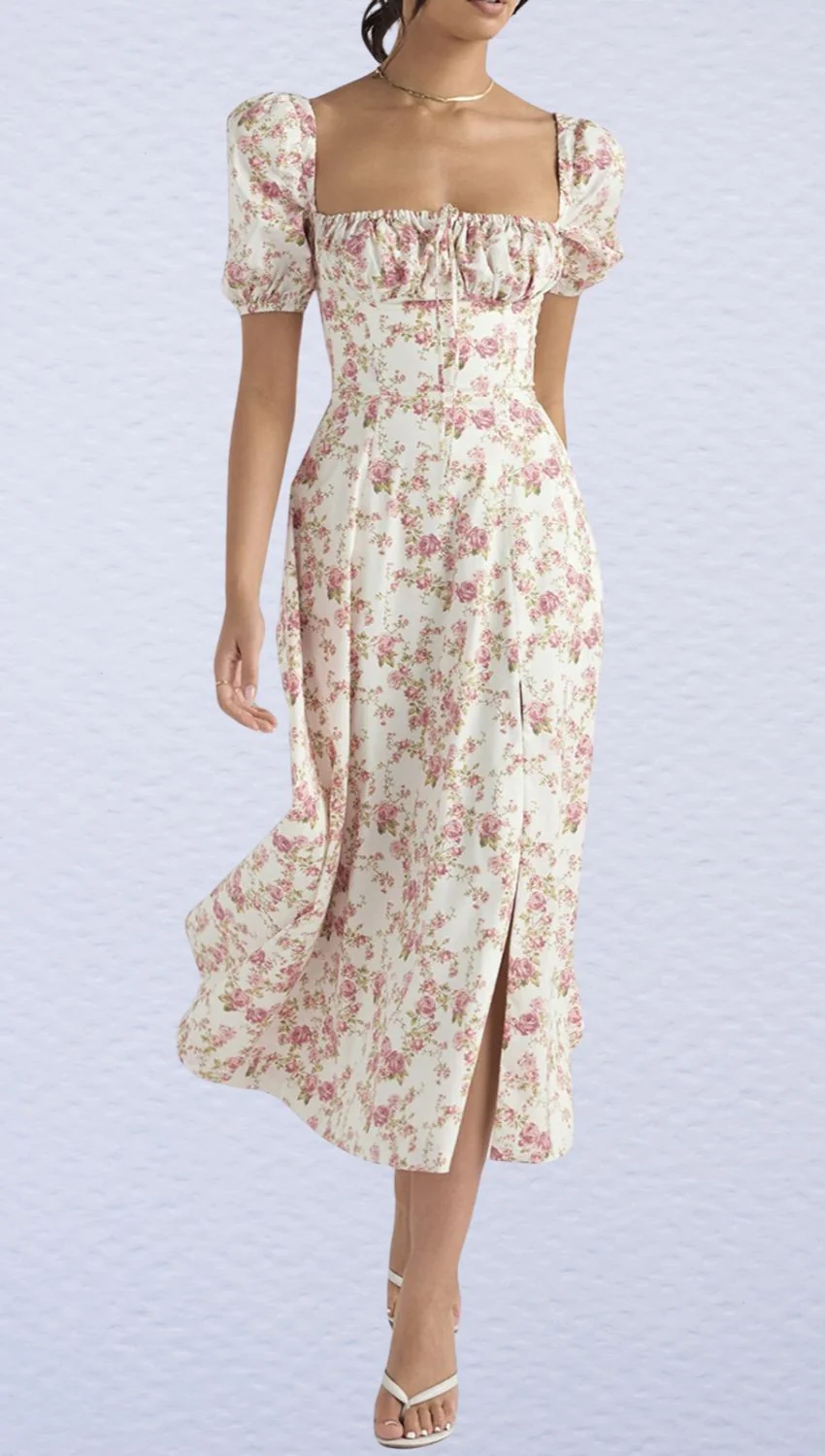 Denisse® | Floral Print Summer Dress