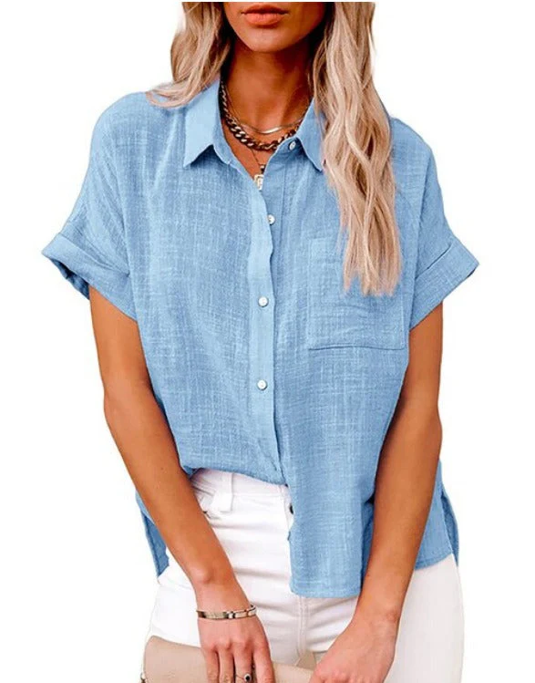 Denisse® | Wide-Cut Blouse Made Of Cotton And Linen - Image 6
