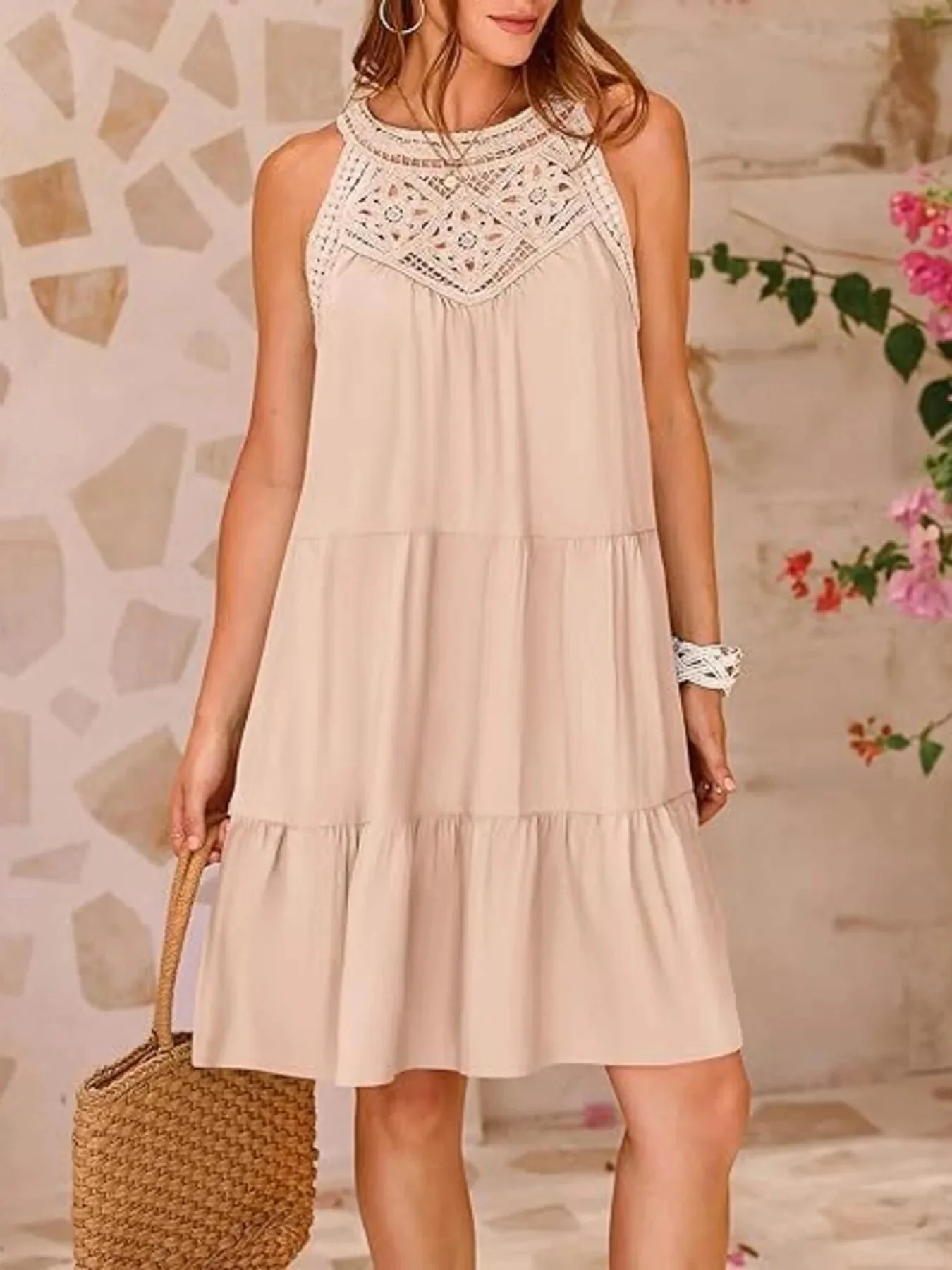 Desiree® | Sleeveless Lace Mini Dress - Image 4