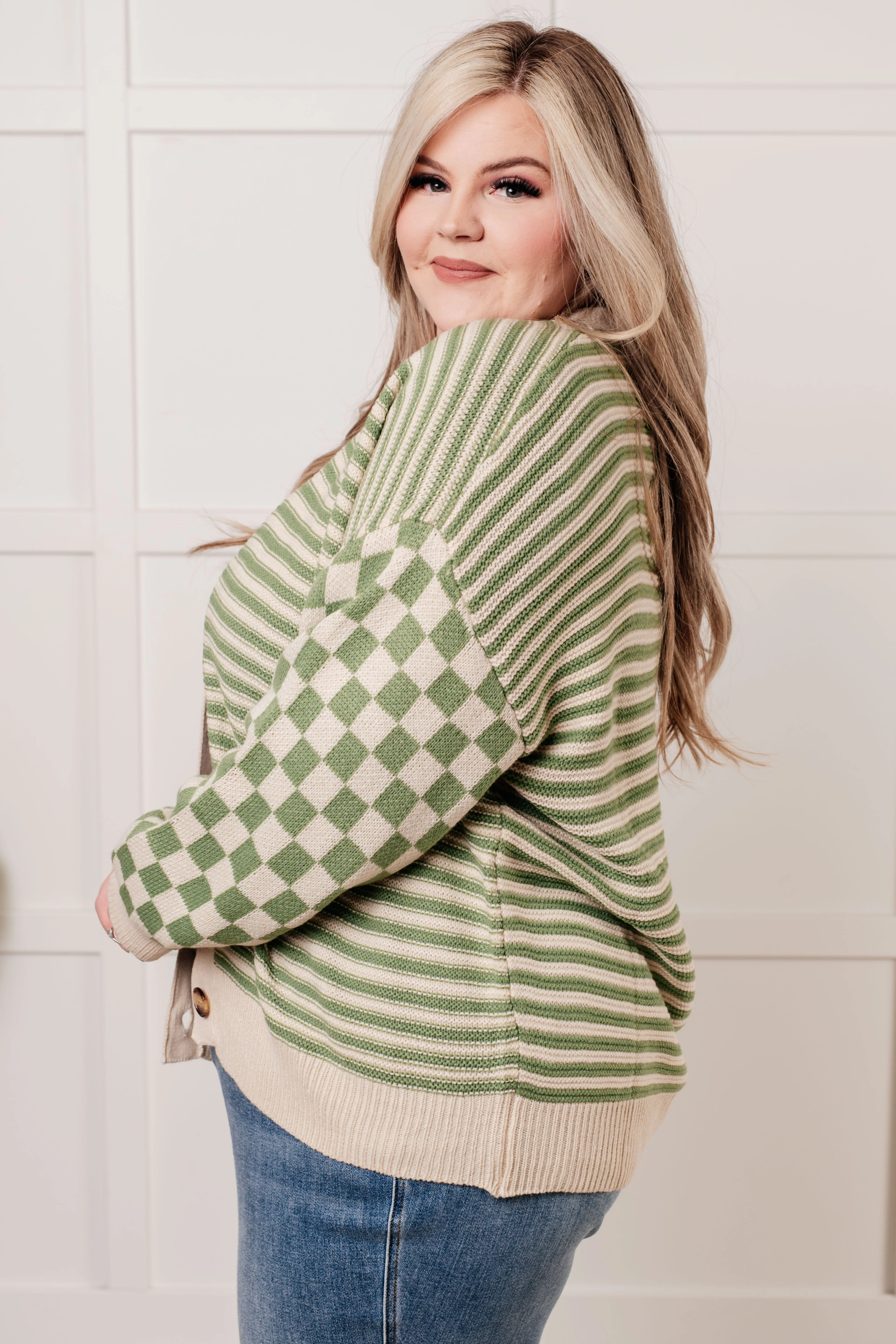 Diana | Button-down sweater knit cardigan - Image 6