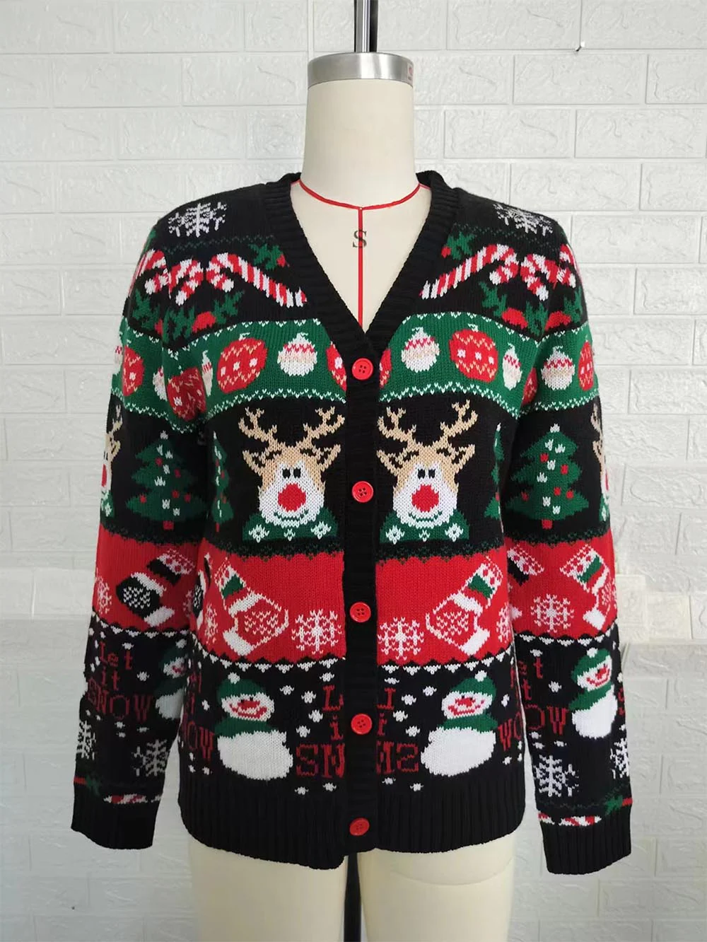 Diana | Christmas long sleeve cardigan - Image 7