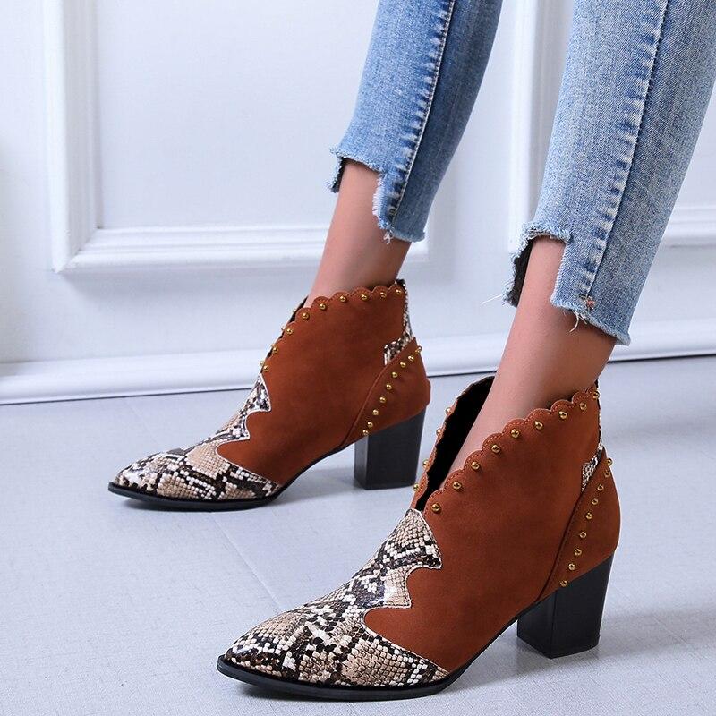 Diana | Cowboy ankle boots with studs - Image 5