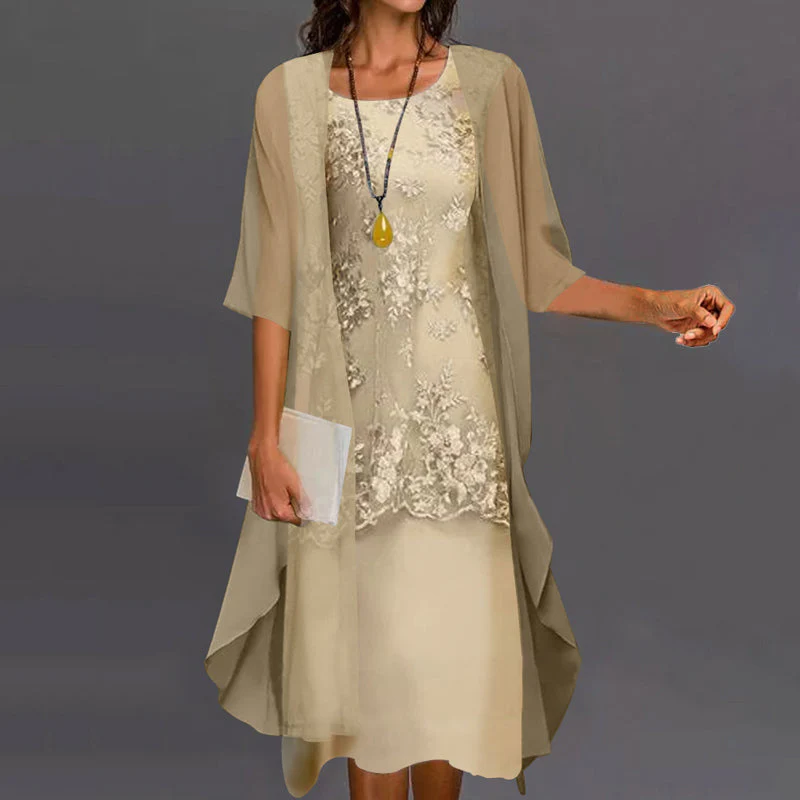 Diana® | Elegant chiffon dress for women - Image 3